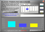 Blood Pressure Recorder screenshot